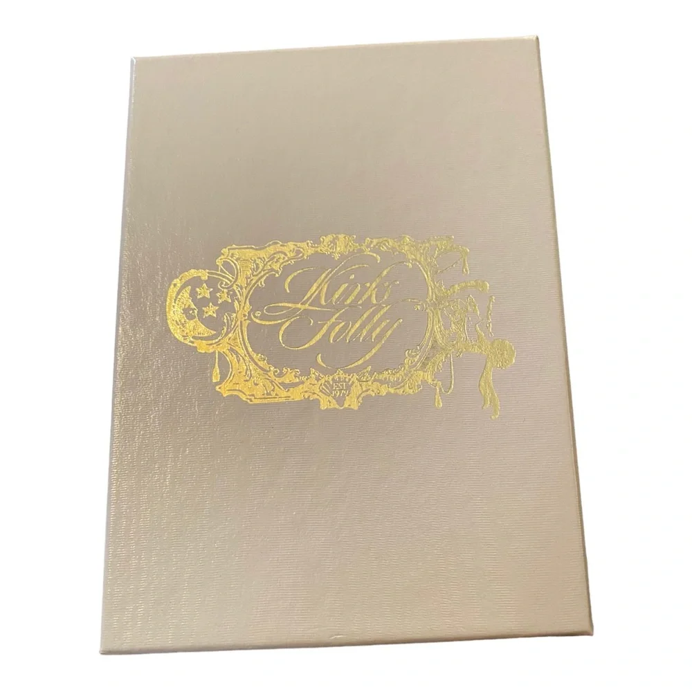 Vintage Kirks Folly Multi Strand Faux Pearl Necklace W AB Crystals NWOT W Box - Picture 5 of 5